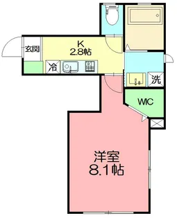 プロッシュ大船【1階】の間取り