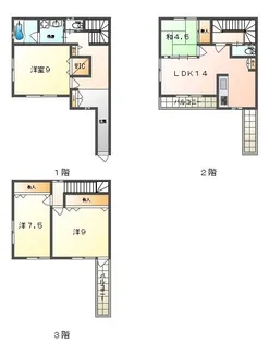 カッシーヤ西院の間取り