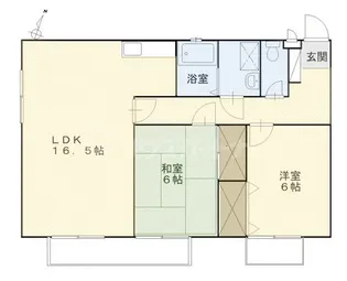 ライペリアD棟【1階】の間取り