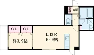 仮)ヴェルデオーロ住吉【3階】の間取り