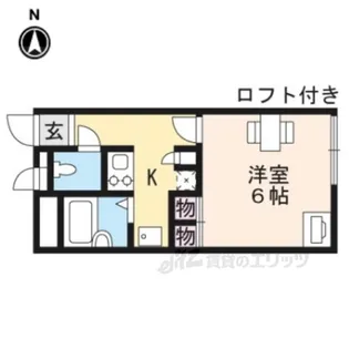 レオパレスUTOGARIA【1階】の間取り