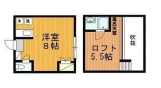 セフィール山代【1階】の間取り