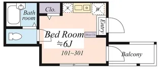 アルカディアファースト【3階】の間取り