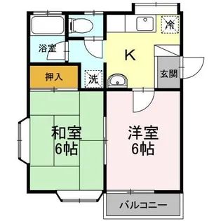 ブランメル A【2階】の間取り