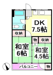 桜マンション【3階】の間取り