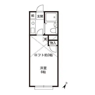 パレスラック【2階】の間取り