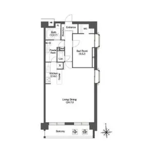 コンフォリア高島平【8階】の間取り