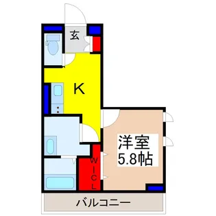 エスポワール【3階】の間取り