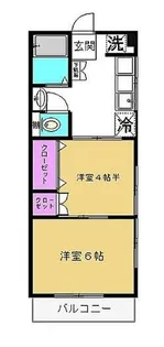 柏田中ビル【2階】の間取り