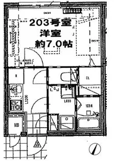 LEAGALAND目黒大岡山 リーガランド目黒大岡山【2階】の間取り