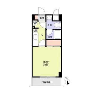 ヴィヴァーチェ日吉【2階】の間取り