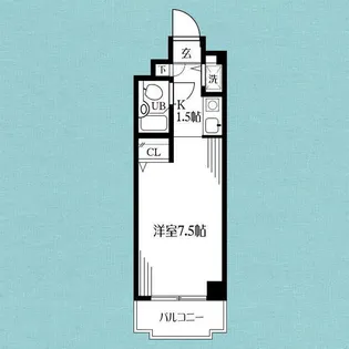 ジョイフル中山弐番館【2階】の間取り
