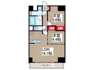 Belle Demeure K【1階】の間取り