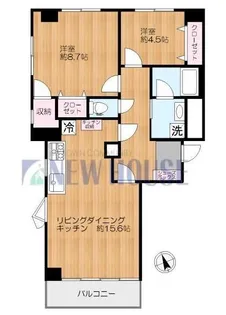 コア・ミキ【1階】の間取り