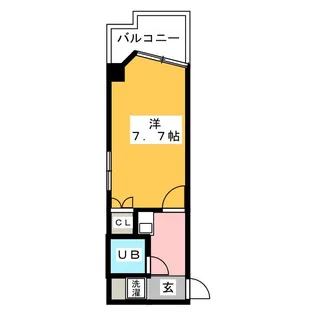 ネオハイツ平和【1階】の間取り