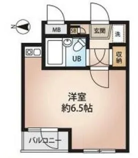 イクス中野【2階】の間取り