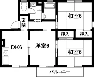 セジュール西豊和【1階】の間取り