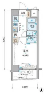 リヴシティ中野【2階】の間取り