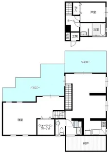ザ・テラス【4階】の間取り