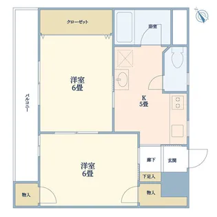 アール・ケープラザ本牧【2階】の間取り