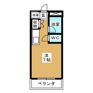 三角堂APARTMENTS【4階】の間取り