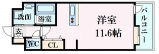ウェスティン鉄砲町【6階】の間取り