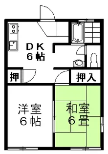 シティコーポ【2階】の間取り