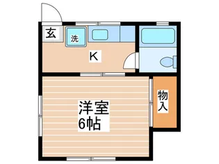 篠原ハイツ【1階】の間取り