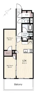 プレシス朝霞台グリーンパークス【5階】の間取り