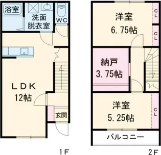 カーサ・ジュノAの間取り