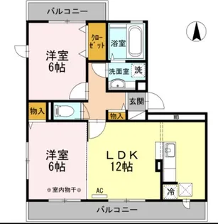 ハラノキ【2階】の間取り