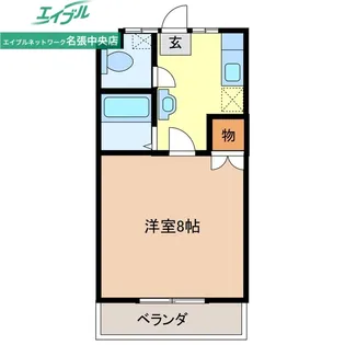 マーシィー幌馬車【2階】の間取り