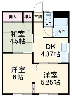 コーポYOU【1階】の間取り