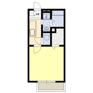 マックスロゼD棟【1階】の間取り