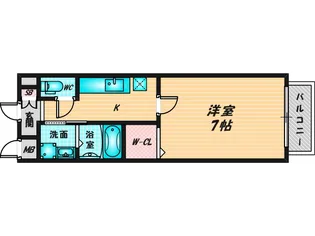 コンフォート・R【1階】の間取り