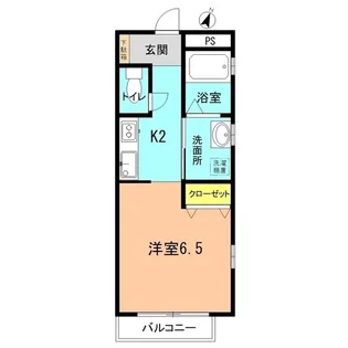 ルミエール南原【2階】の間取り