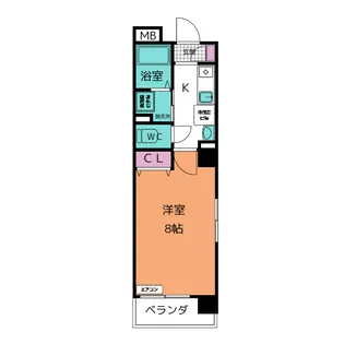 ウルップソウ山手【2階】の間取り
