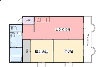 メゾン手柄【4階】の間取り