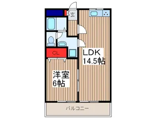 コーポ・サンライズ【3階】の間取り