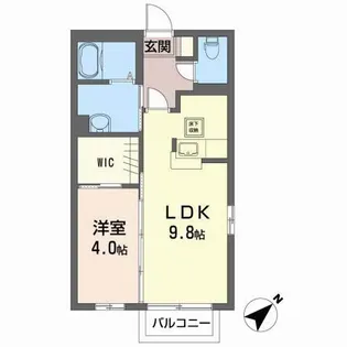 シャロームM【1階】の間取り