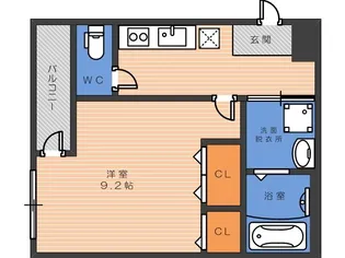 フジパレス今川公園I番館【1階】の間取り