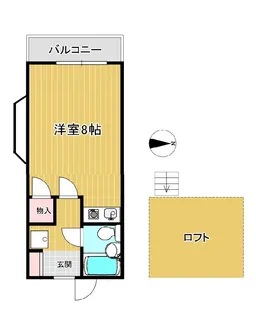 シャイン山手【1階】の間取り