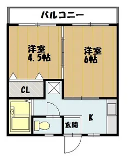 ジェントル矢沢【3階】の間取り