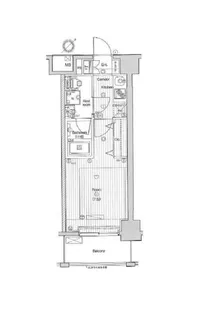 PREMIUM CUBE 三田(プレミアムキューブ三田)【5階】の間取り