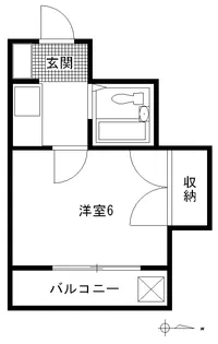 アール・エイ・ビル【4階】の間取り