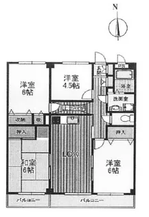 グレイスコート日吉【5階】の間取り