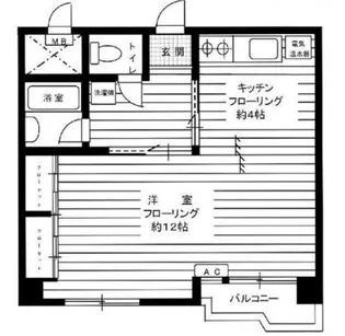ノア新宿【7階】の間取り
