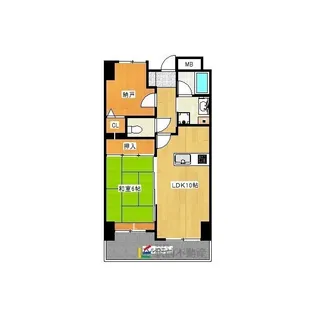 ライオンズマンション久留米中央【5階】の間取り