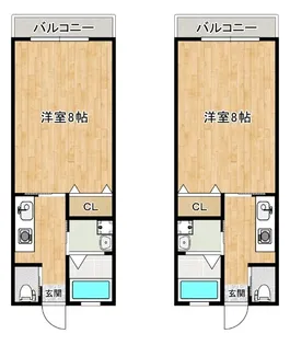 大潟レジデンス【2階】の間取り