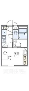 レオパレス城ノ内【2階】の間取り